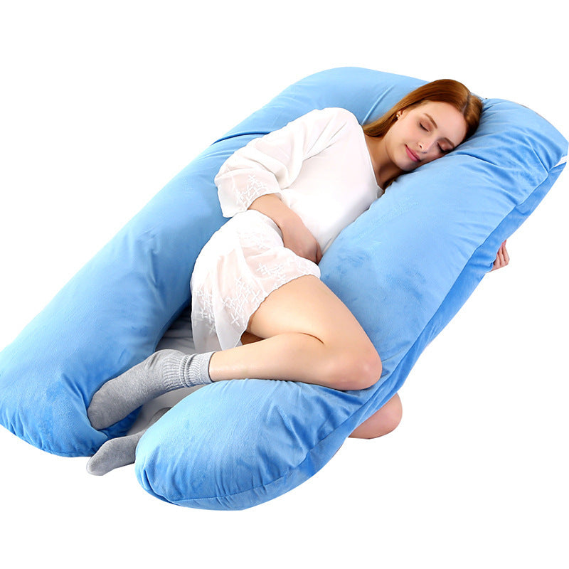 Almohada en forma de U con patas para dormir de lado