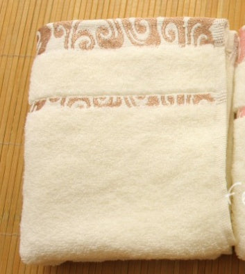 High quality pure cotton crepe-free jacquard Xiangyun thickening face towel