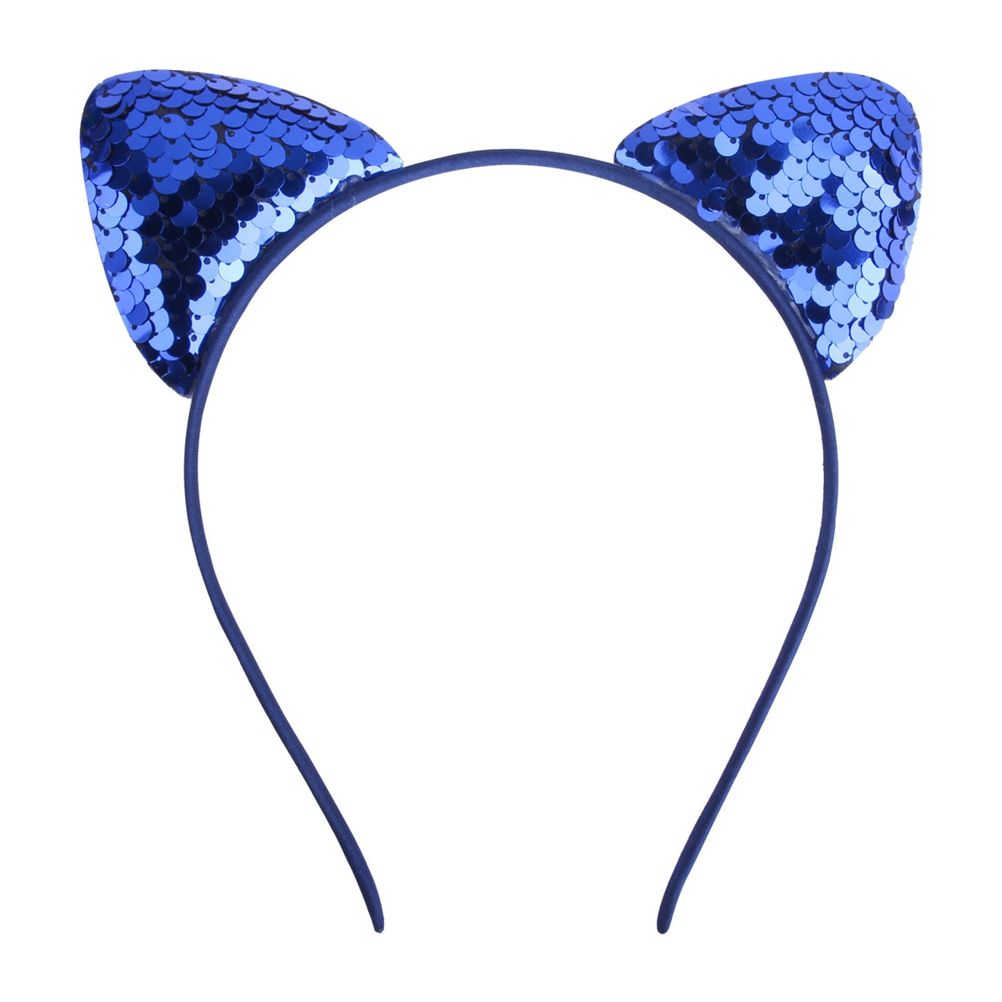 Quicksand Children's Cartoon Sweet Headband Hairpin Flip Scale Sequined Cat Ears Accessory