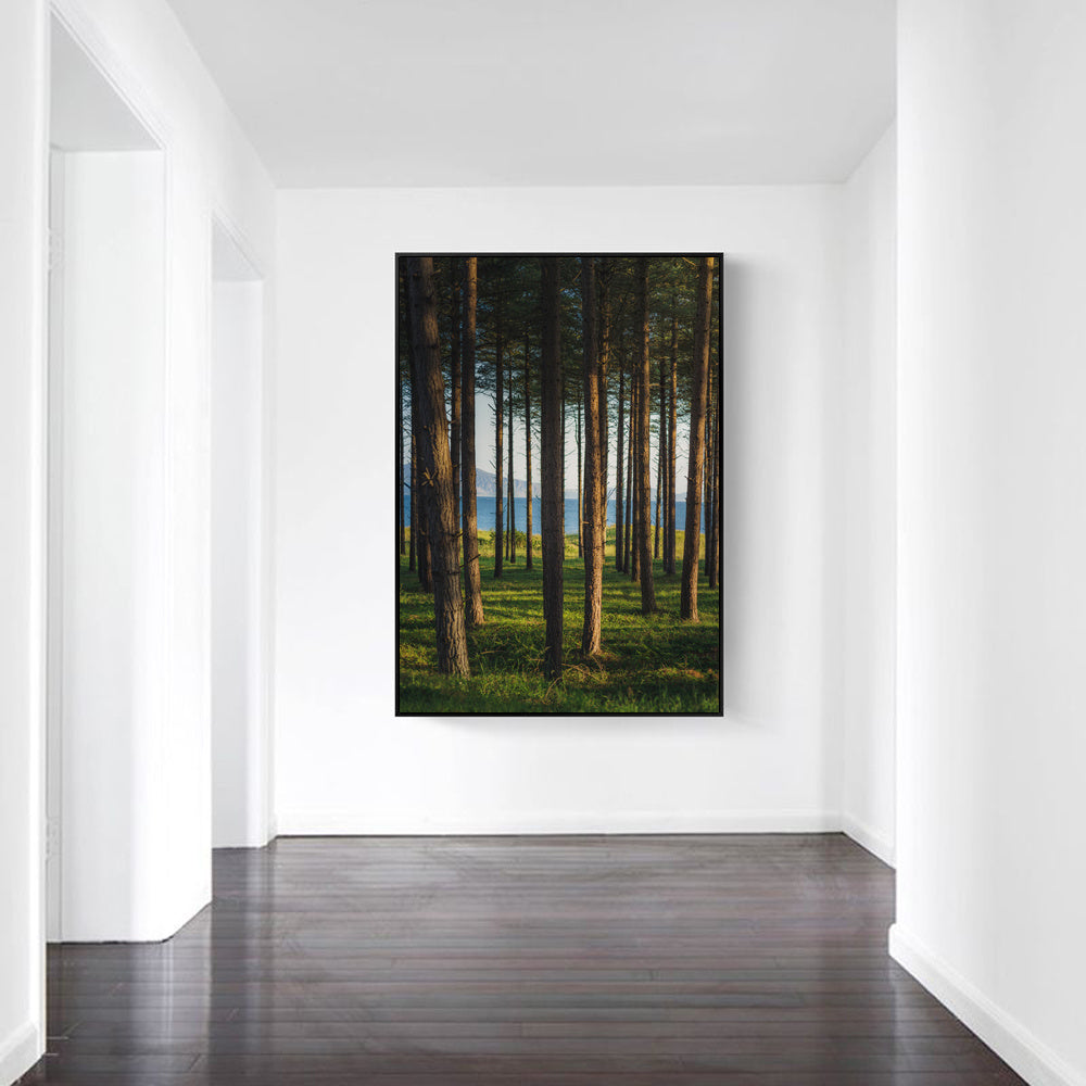 Modern Landscape Oil Painting Summer Forest Landscape Art Canvas Painting