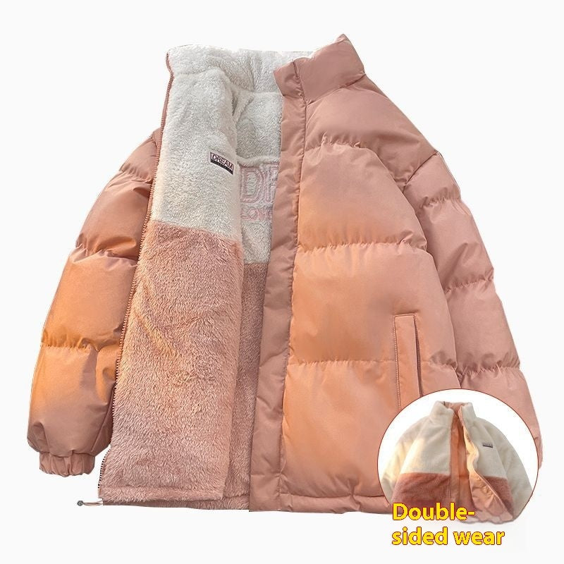 Reversible Cotton Coat Loose Thick Warm-keeping Cotton Clothing