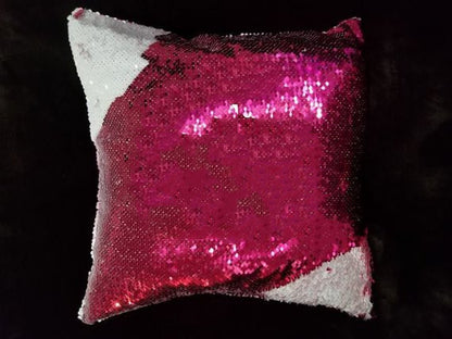 Sequins Throw Pillowcase with Custom Photo