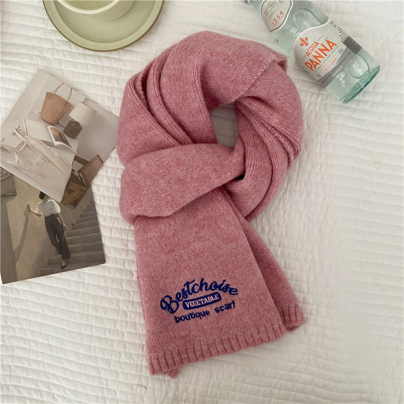 Fashion Preppy Style Artificial Cashmere Scarf Women