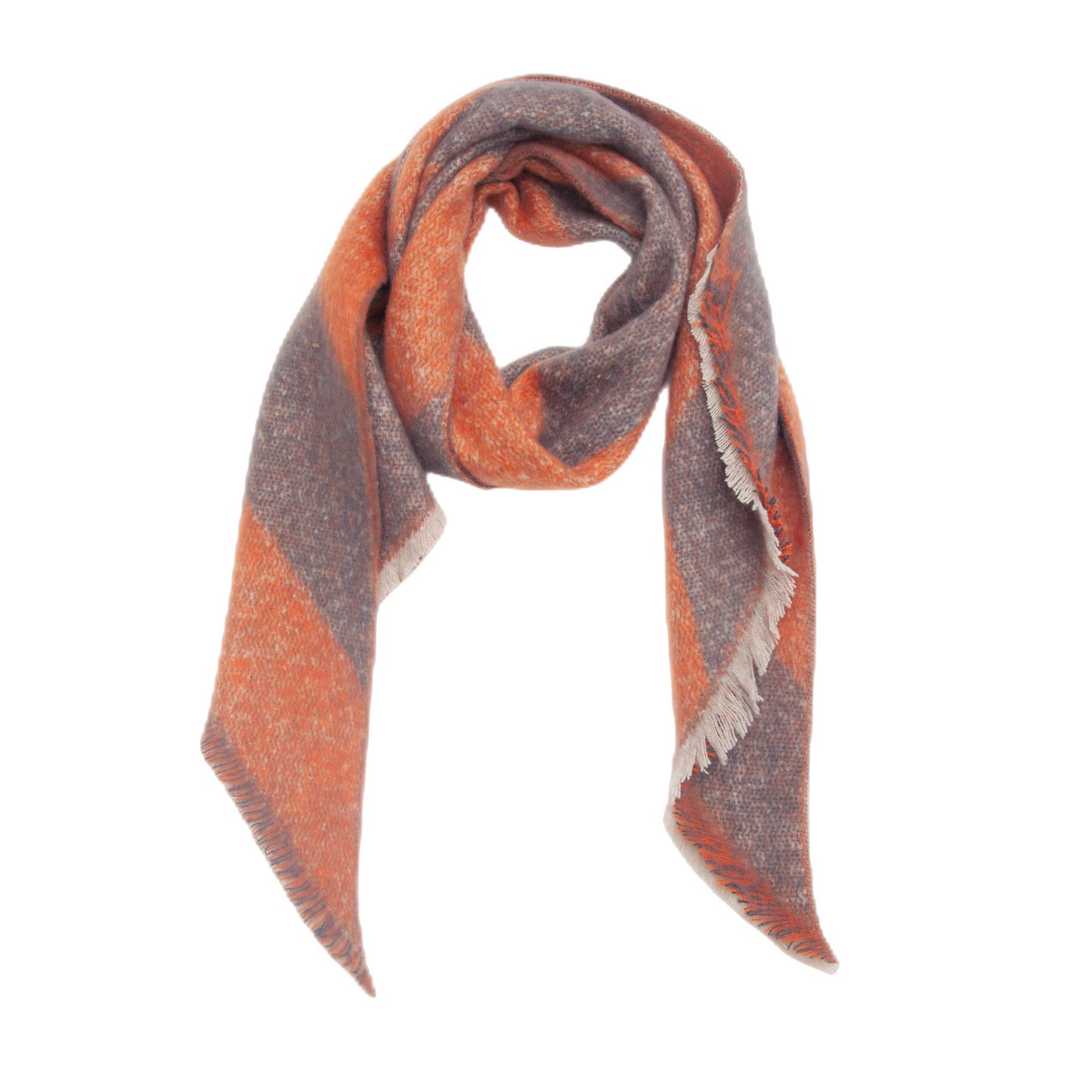 European And American Yarn Rhombus Twill Scarf