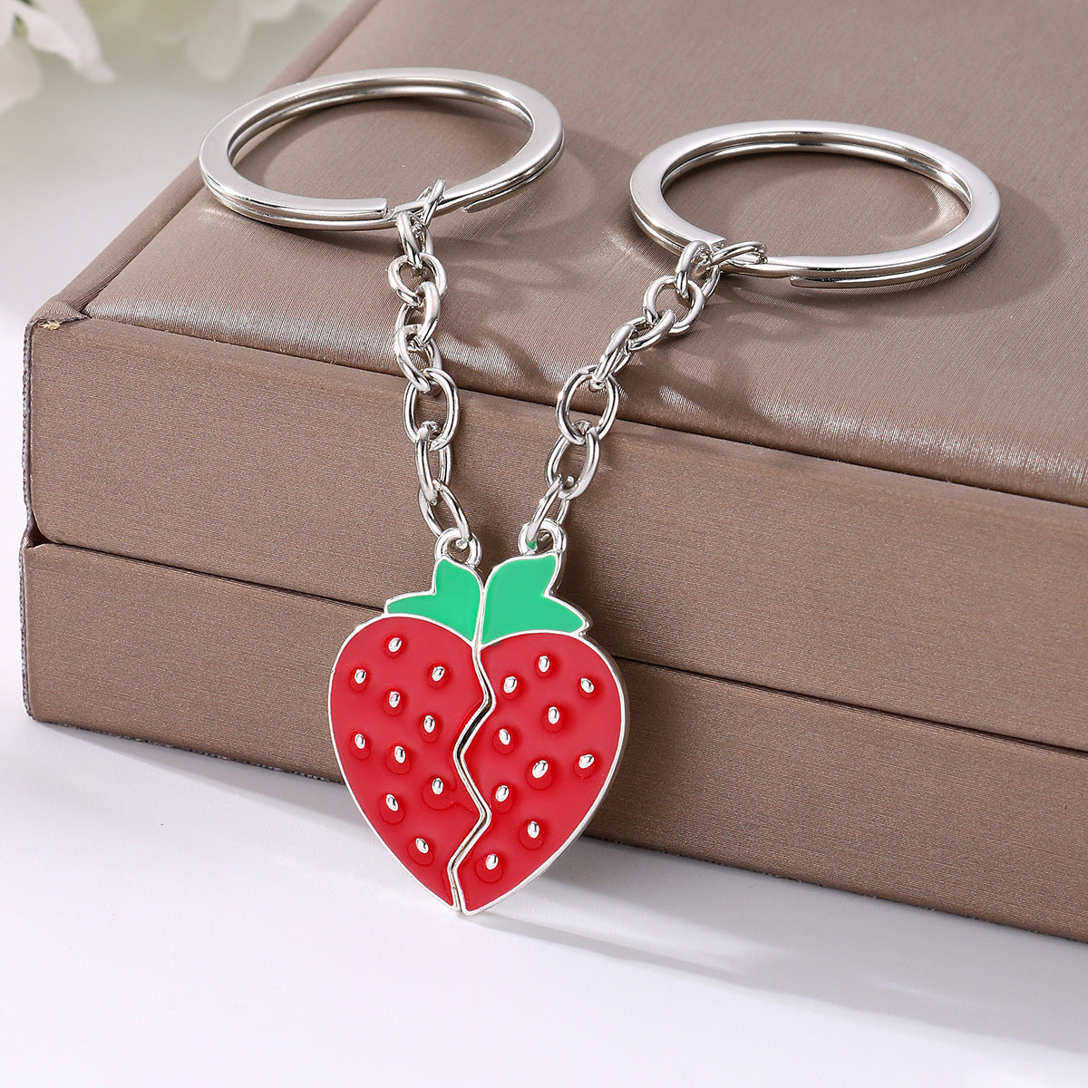 Girly Heart Lovely Key Buckle Pendant Ornaments For Couple