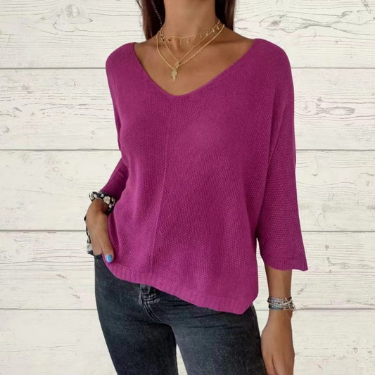 European And American Women's Clothing Short Pullover Top