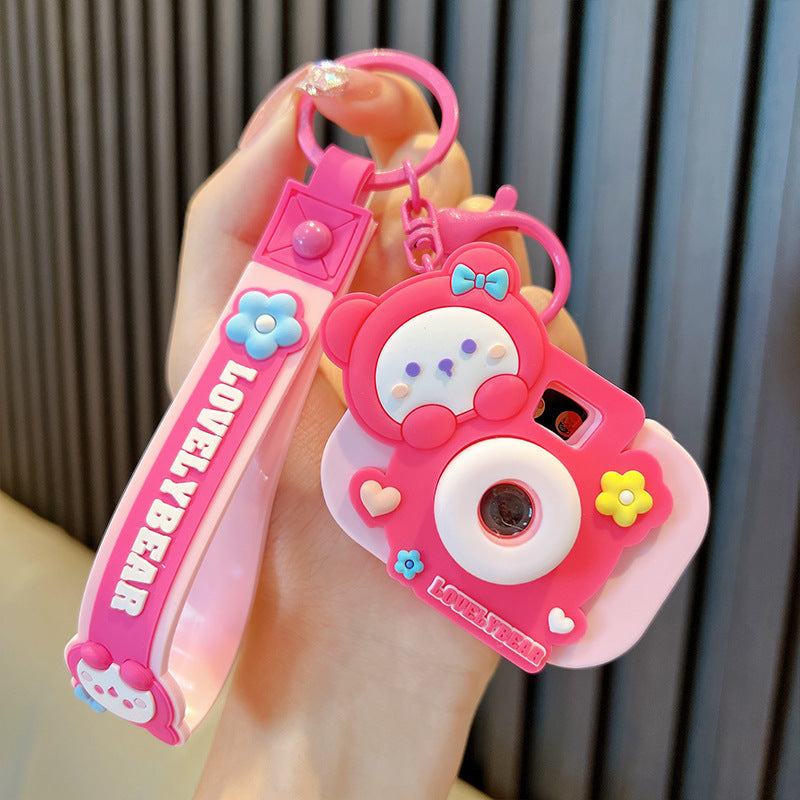 Projection Camera Keychain Children's Pendant