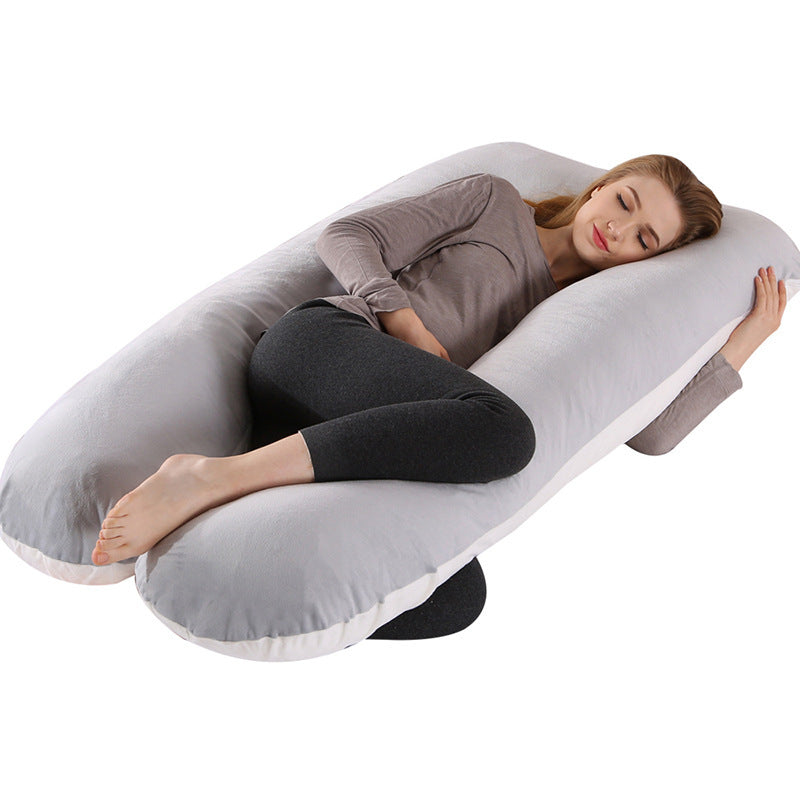 Almohada en forma de U con patas para dormir de lado