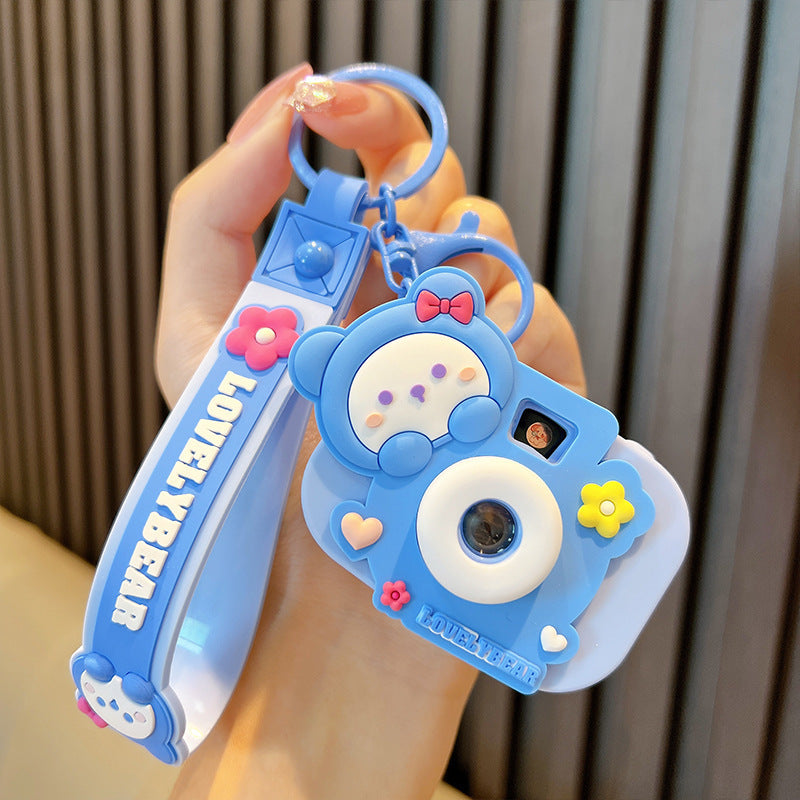 Projection Camera Keychain Children's Pendant