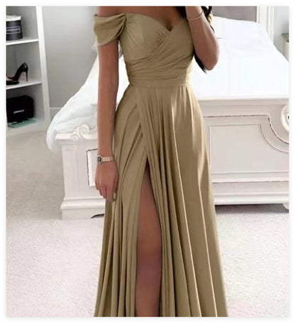 European And American Bridesmaid Dress Bottoming Dress