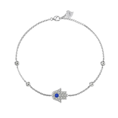 Pulsera elegante de lujo con luz de interés especial con diseño de modelado de ojos azules de alta calidad