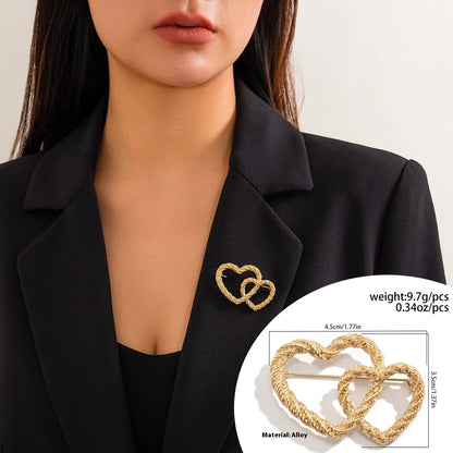 Liquid Lava Brooch Women's Coat Bow