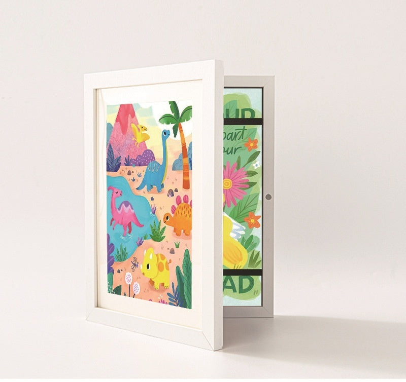 A4 Children's Painting Storage Frame DiyKidsArt Magnetic Picture Frame