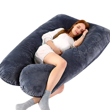 Almohada en forma de U con patas para dormir de lado