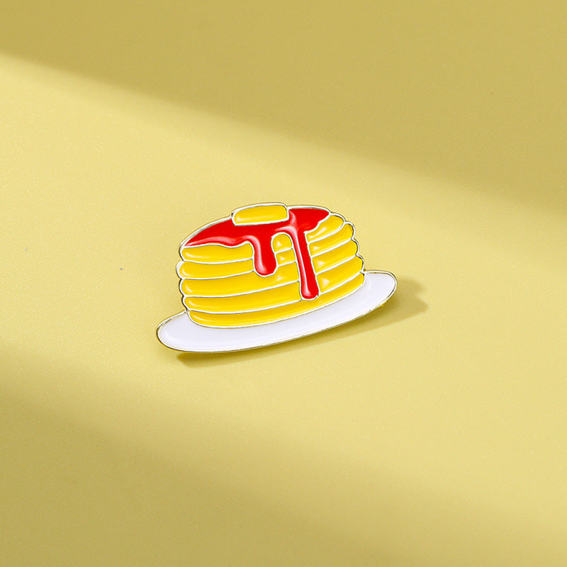 Creative Cartoon Cute Food Oil Drip Brooch