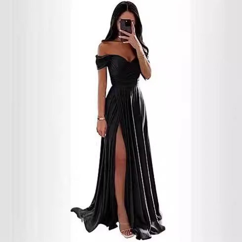 European And American Bridesmaid Dress Bottoming Dress