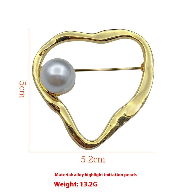 European And American Fashion Popular Irregular Brooch High Sense