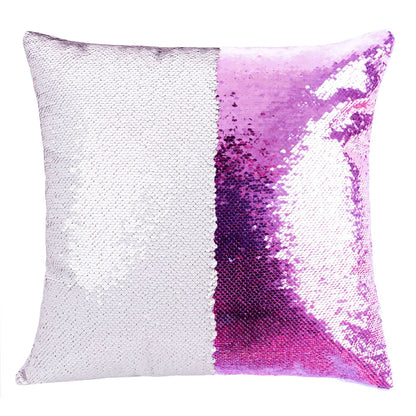 Sequins Throw Pillowcase with Custom Photo