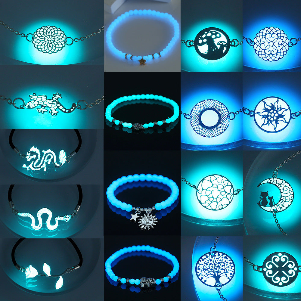 Creative Heart Moon Luminous Bracelet Accessories