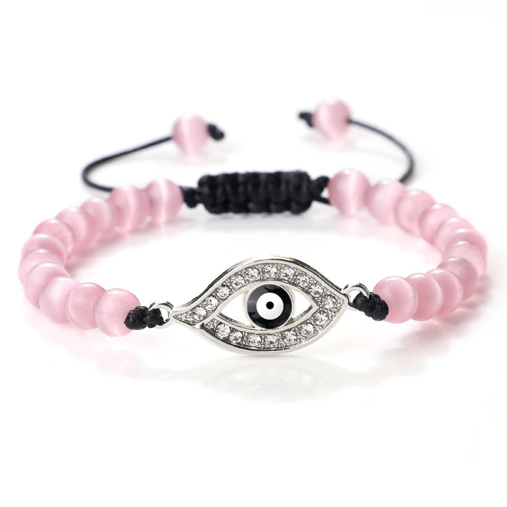 Devil's Eye Micro Inlaid Zircon Bracelet For Women