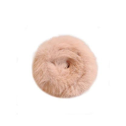 Autumn And Winter Girl Versatile Imitation Rabbit Fur Plush Head Rope Headdress