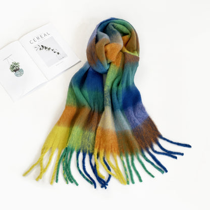 Fashion Solid Color Haima Hair Scarf For Women