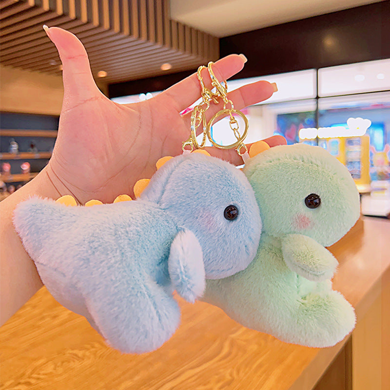 Cute Dinosaur Plush Toy Doll Cartoon Key Button