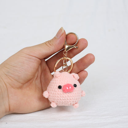 Kappabala Rabbit Keychain Hand-woven Small Animal Pendant