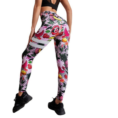 Running Workout Elastic Plus Size Yoga Leggings