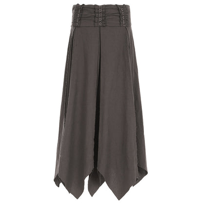 Low Waist Hem Irregular Wandering Skirt