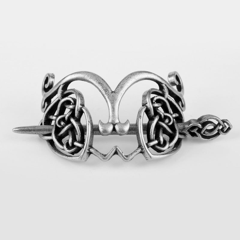 Metal Hair Clip Retro Plug-in Hairpin Headdress