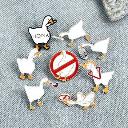 Broche creativo de joyería con dibujos de animales