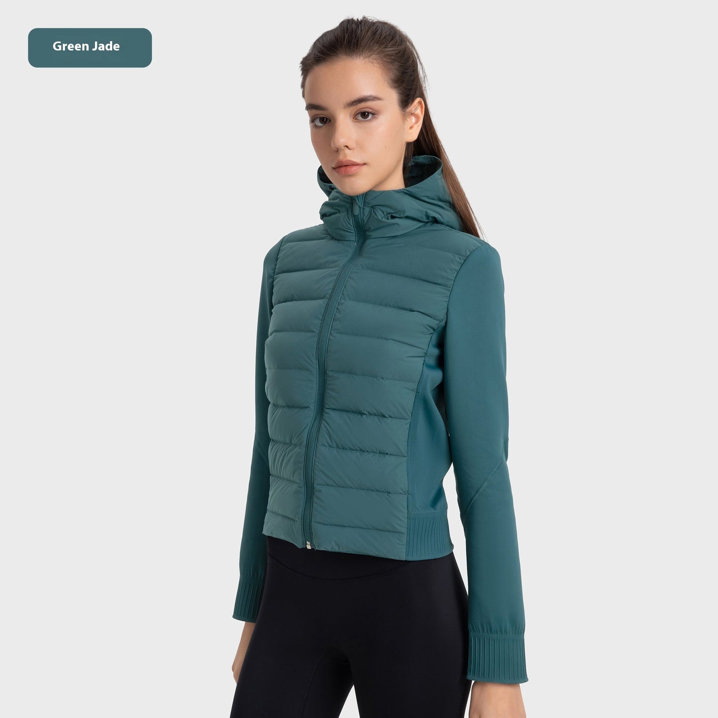 Thin Hood Down Jacket Women's Windproof, Waterproof And Warm Coat