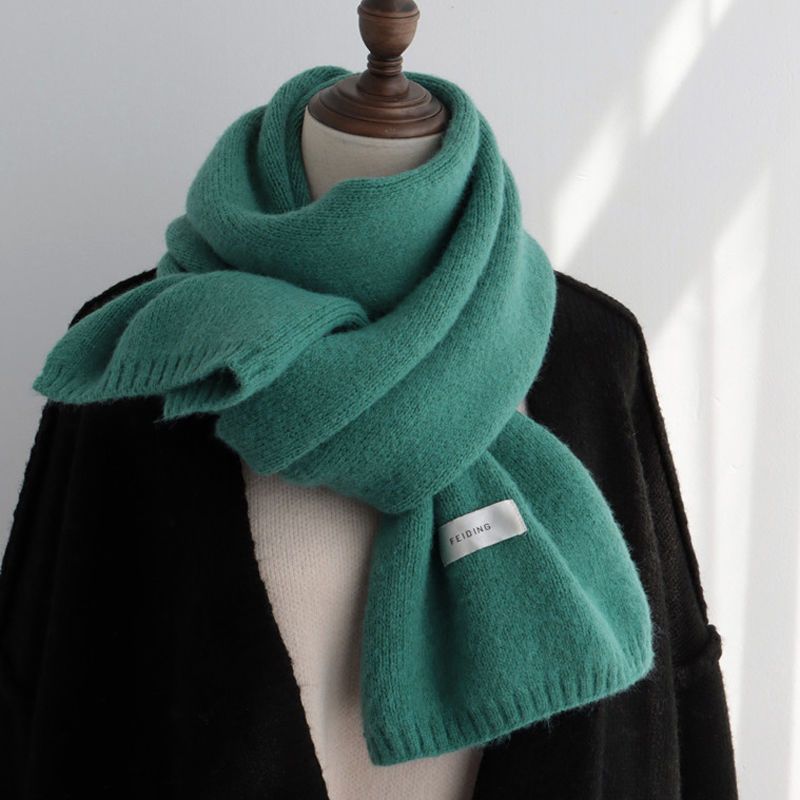 Solid Color Scarf Women's Autumn And Winter Warm