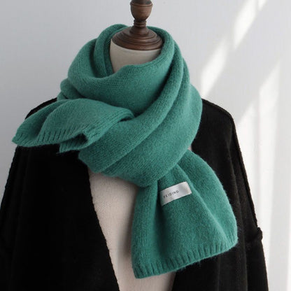 Solid Color Scarf Women's Autumn And Winter Warm