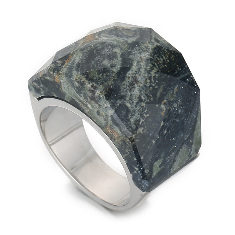 Women's Fashion Natural Stone Ring