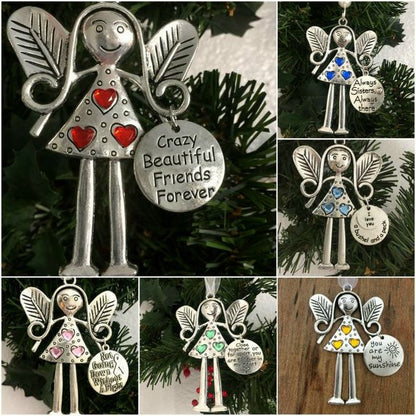 Christmas Tree Angel Decorations Pendant