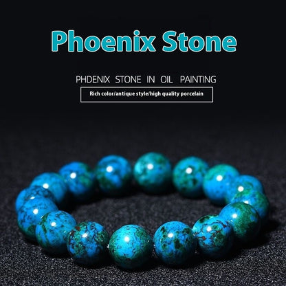 Natural Phoenix Turquoise Bracelet For Men And Women Phoenix Pine