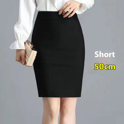 Women's Spring And Autumn Dress Skirt Split