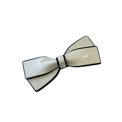 Camellia Bow Spring Side Clip Female Hairpin