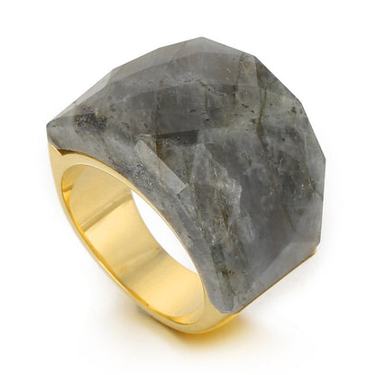 Women's Fashion Natural Stone Ring