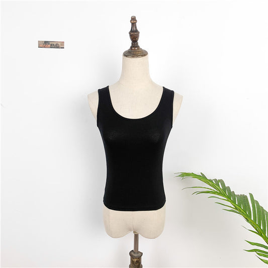 Women's Wide Shoulder Strap Vest Plus Size