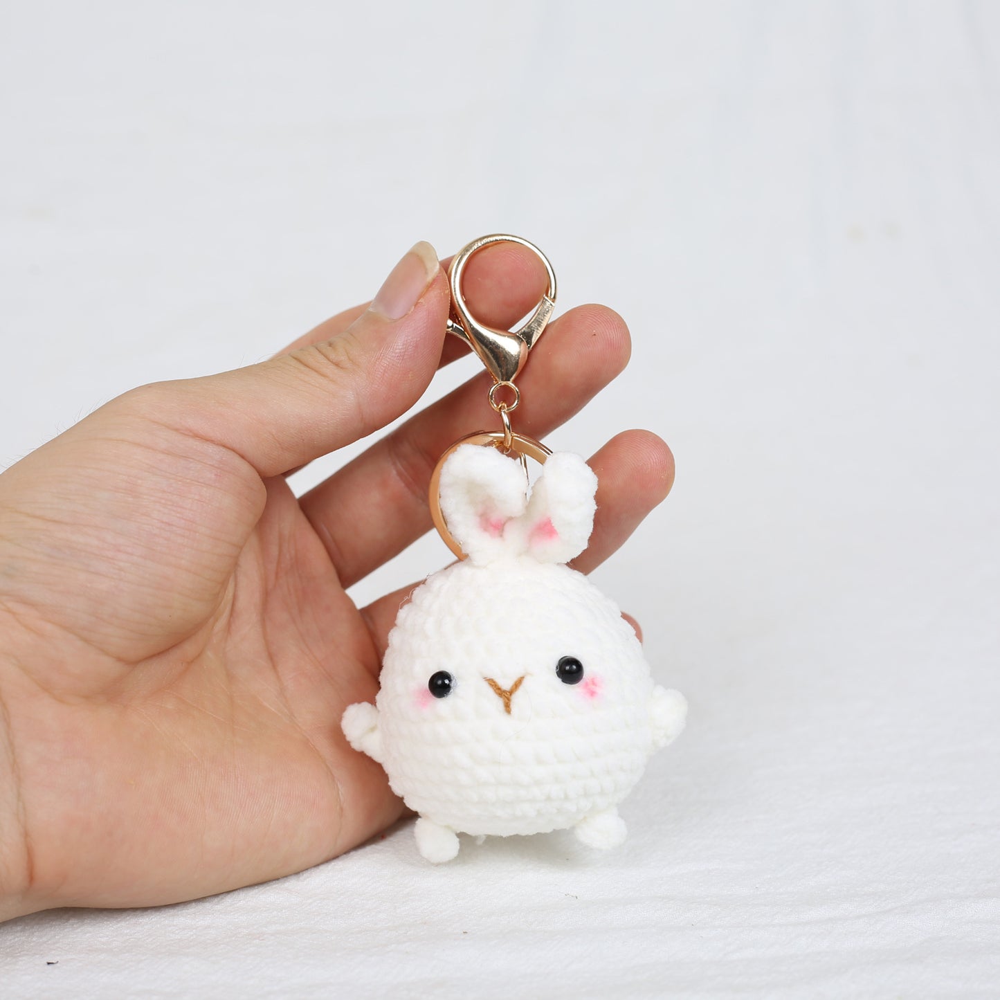 Kappabala Rabbit Keychain Hand-woven Small Animal Pendant