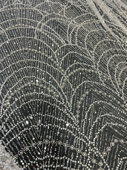 Embroidered Lace Fabric For Evening Dress