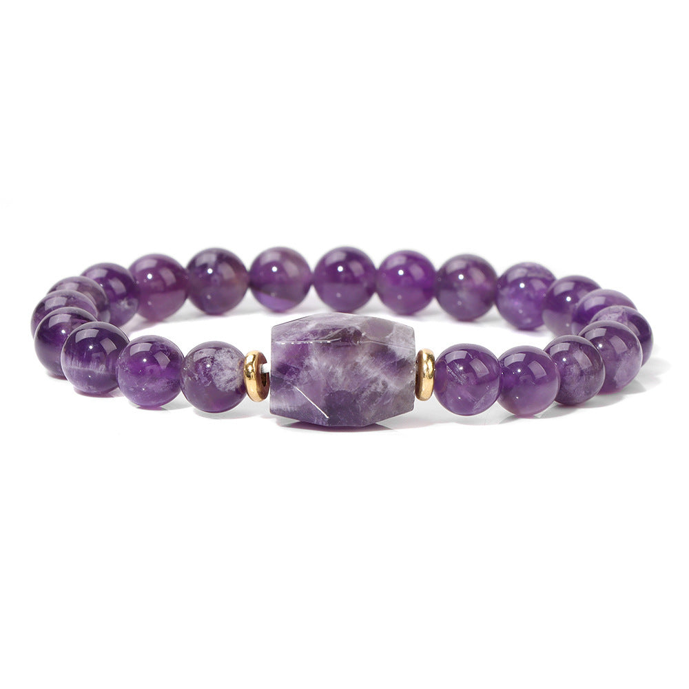 Pulsera de cuentas de piedra natural para mujer