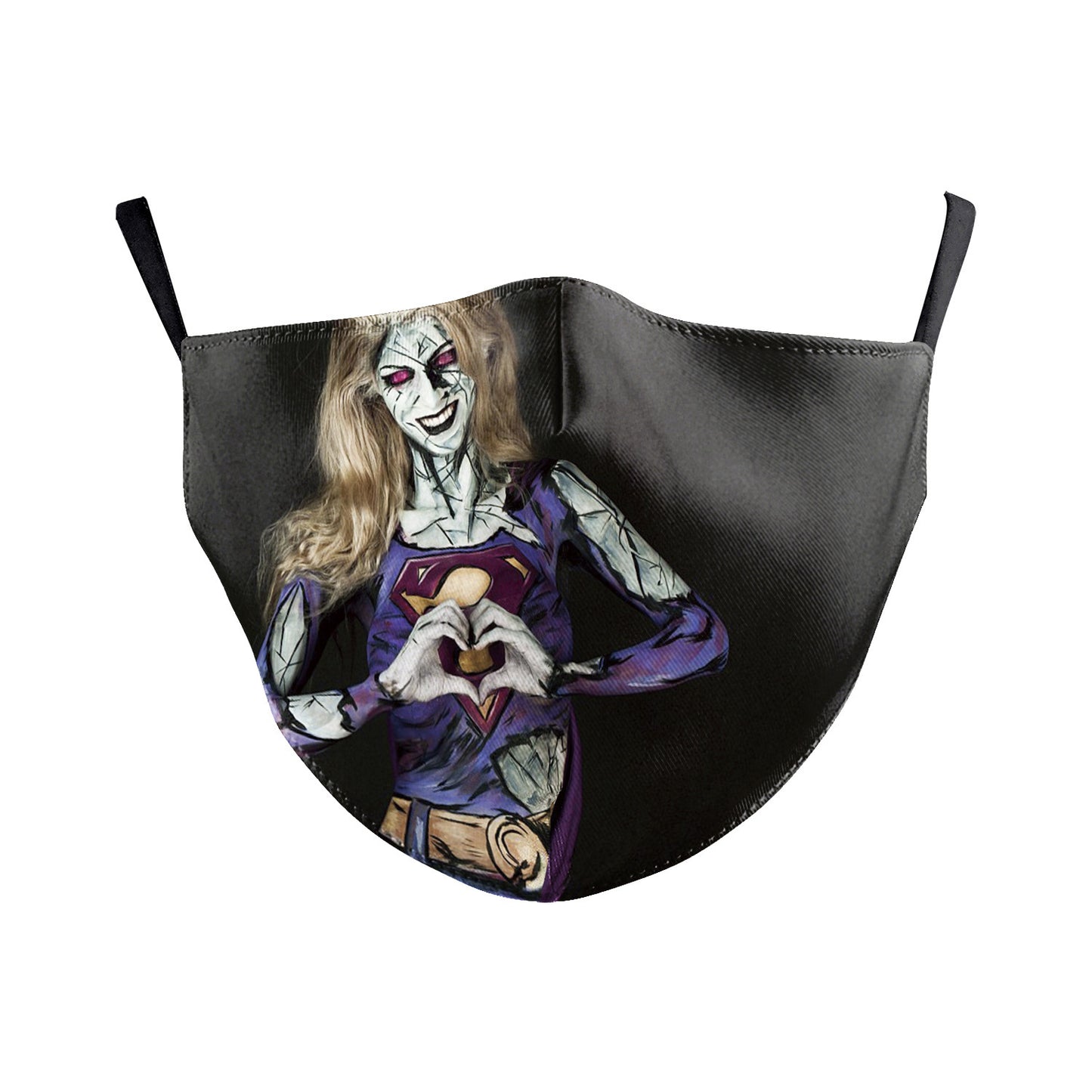 Digital Printing Wansheng Face Mask Skull Double-layer Dust Mask