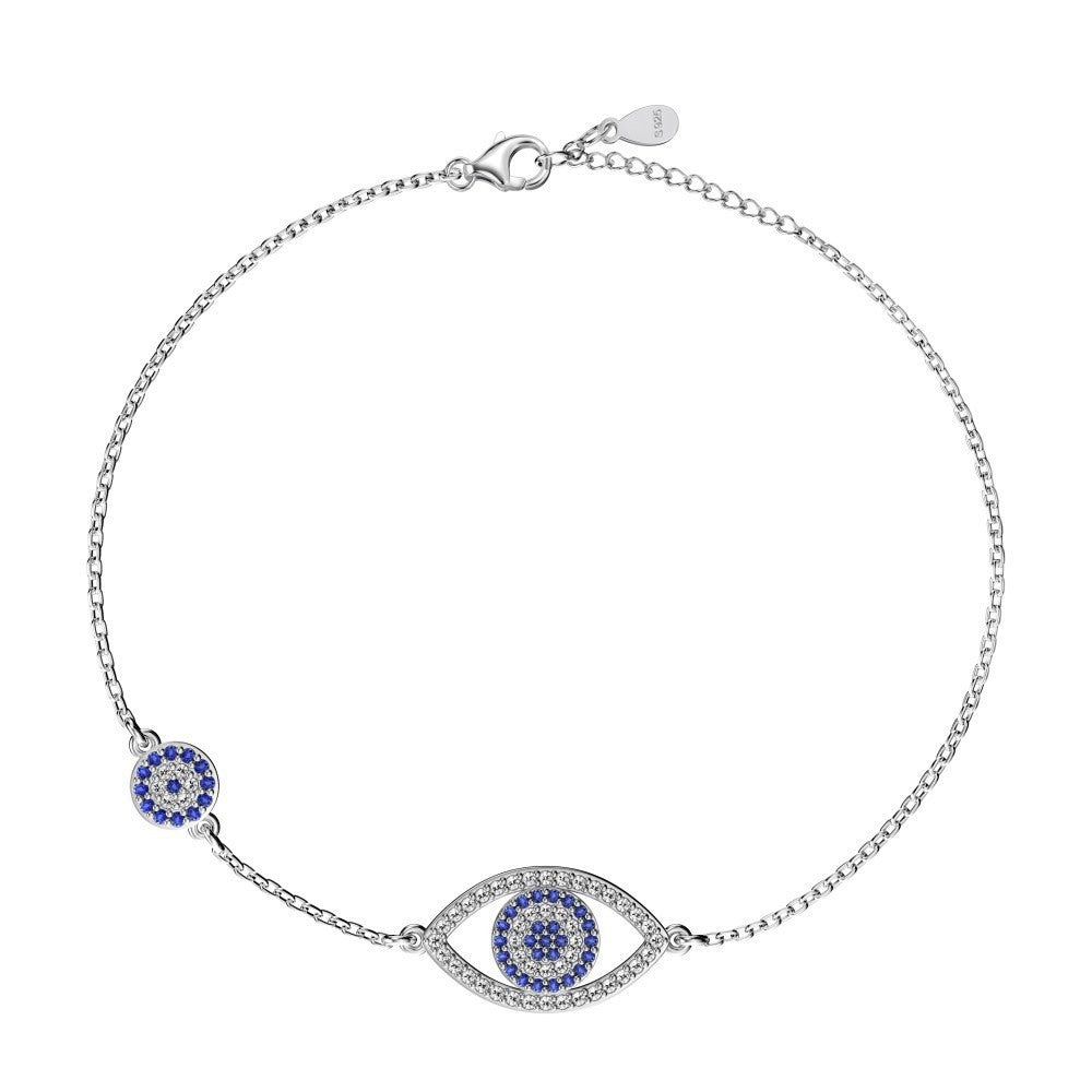 Pulsera elegante de lujo con luz de interés especial con diseño de modelado de ojos azules de alta calidad