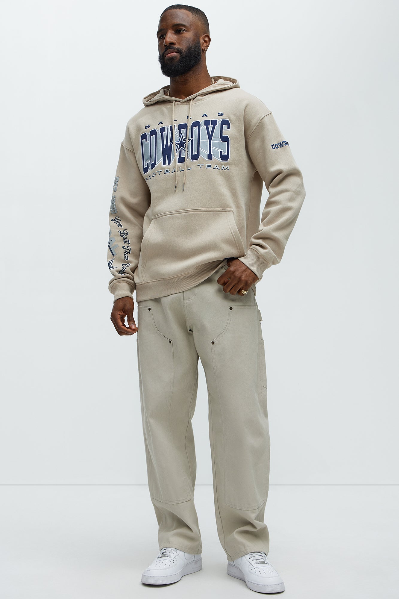 Cowboys City Connect Hoodie - Sand